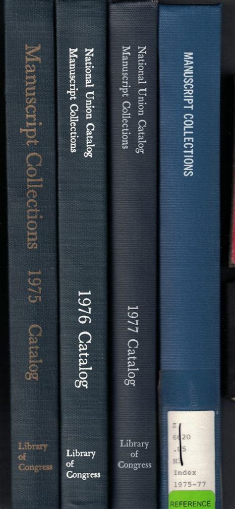 National Union Catalog Of Manuscript Collections