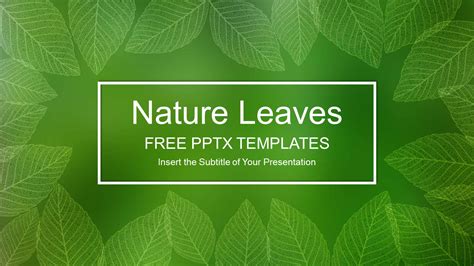 Nature Ppt Template