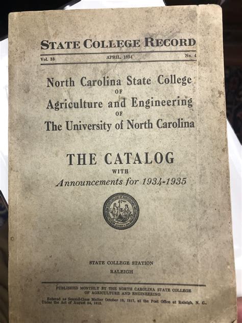 Ncsu Course Catalog
