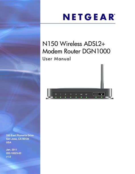 Netgear N150 Wireless Router User Manual