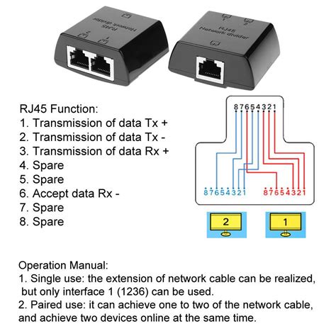 Network Splitter Wiring Diagram