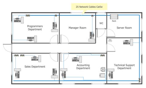 Network Wiring Diagram Floor