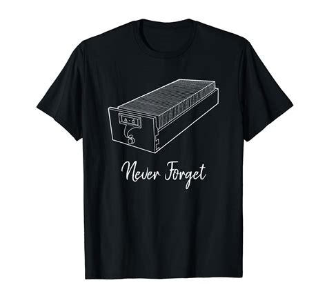 Never Forget Card Catalog Shirt