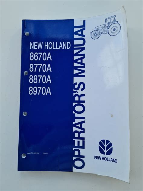 New Holland 8670a 8770a 8870a 8970a Tractor Workshop Service Repair Manual