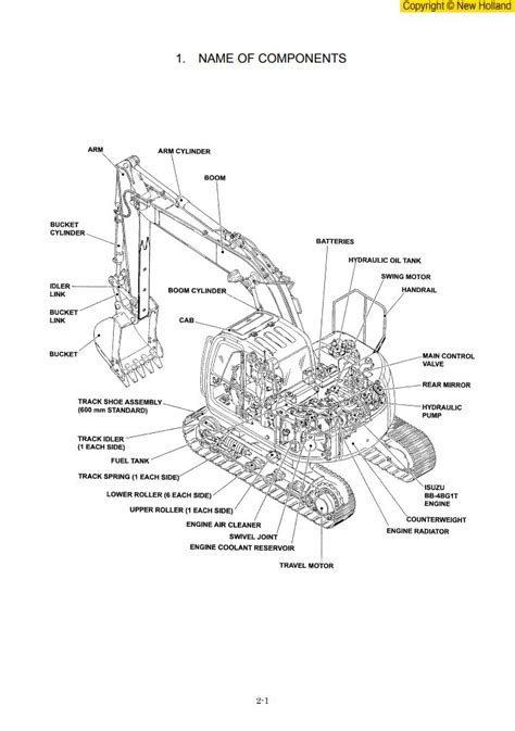 New Holland E115sr E135sr Workshop Service Manual Download