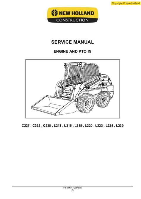 New Holland L220 Skid Steer Loader Service Repair Manual