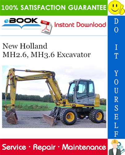 New Holland Mh2 6 Mh3 6 Excavator Service Repair Manual