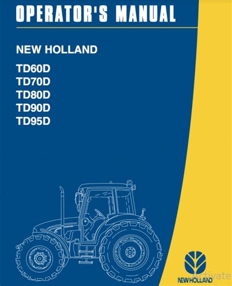 New Holland Operator S Manual