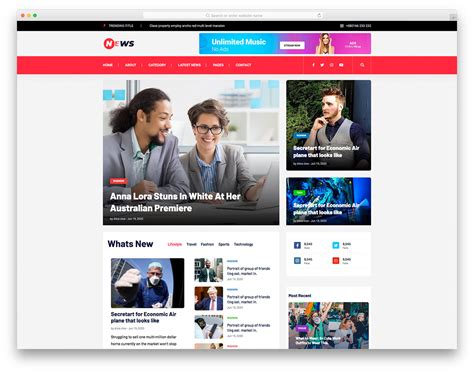 News Website Template