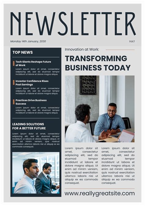 Newsletter Free Templates