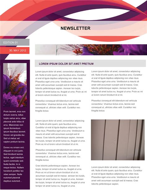 Newsletter Template Free Download