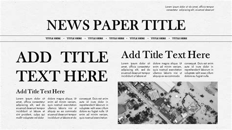 Newspaper Slide Template