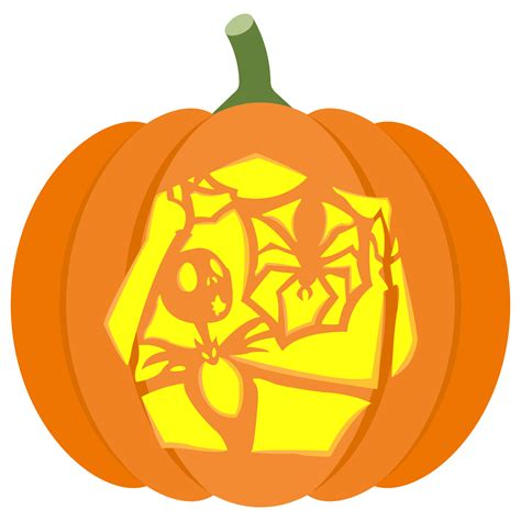 Nightmare Before Christmas Pumpkin Template