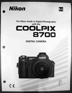 Nikon Coolpix 8700 Digital Camera Service Manual