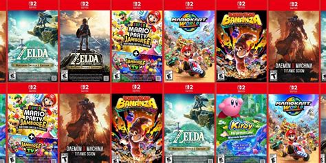 Nintendo Switch 2 Game Catalogue