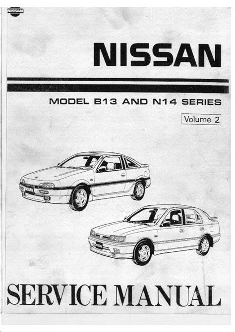 Nissan 100nx Nx1600 Nx2000 B13 Service Repair Manual Pdf 91 96