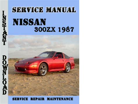 Nissan 300zx 1987 Factory Service Repair Manual Pdf