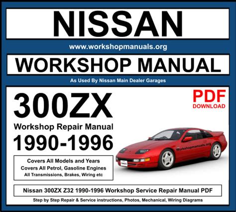 Nissan 300zx Complete Workshop Repair Manual 1990