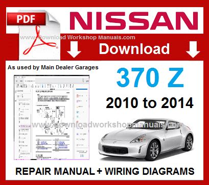 Nissan 370z 2010 Coupe Service Repair Manual Download