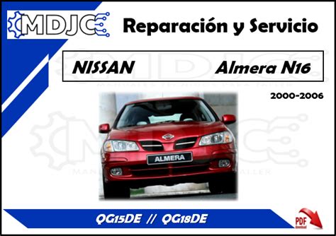 Nissan Almera N16 2000 06 Service Repair Manual