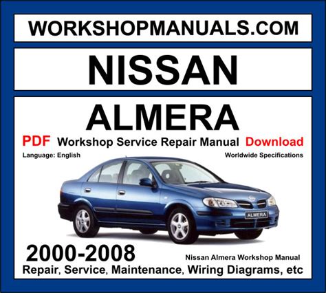 Nissan Almera Service Repair Manual Pdf 00 06