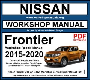 Nissan Frontier Full Service Repair Manual 2006