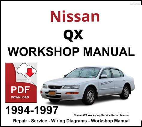 Nissan Maxima Qx Digital Workshop Repair Manual 1995 2000