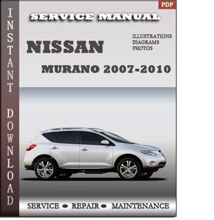 Nissan Murano 2007 2008 2009 2010 Workshop Manual