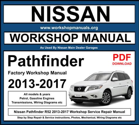 Nissan Pathfinder 2013 Factory Service Repair Manual Pdf