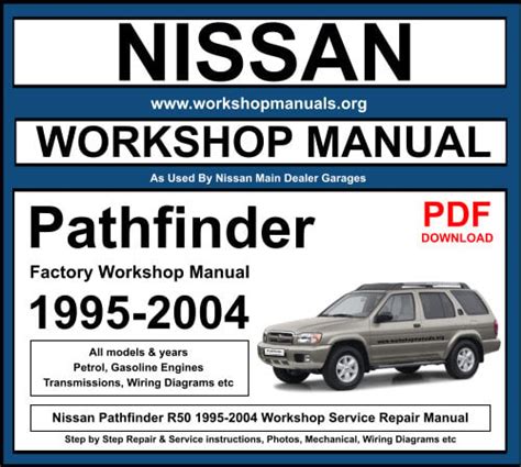 Nissan Pathfinder R50 Service Repair Manual 1999 2004