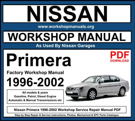 Nissan Primera 2002 Manual
