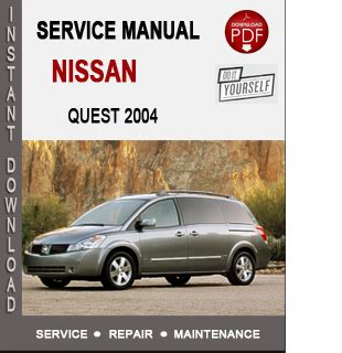 Nissan Quest 2004 Factory Service Repair Manual Download