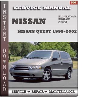 Nissan Quest Model V41 Series Service Repair Manual 2001