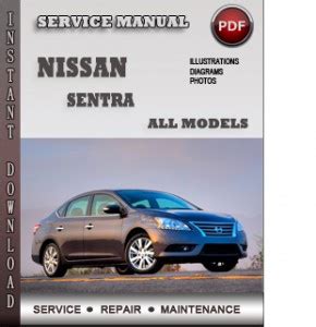 Nissan Sentra Full Service Repair Manual 2001