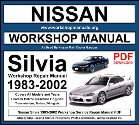 Nissan Silvia Pdf Service Repair Workshop Manual 1988 1993