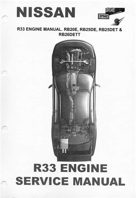 Nissan Skyline R33 Engine Factory Service Repair Manual