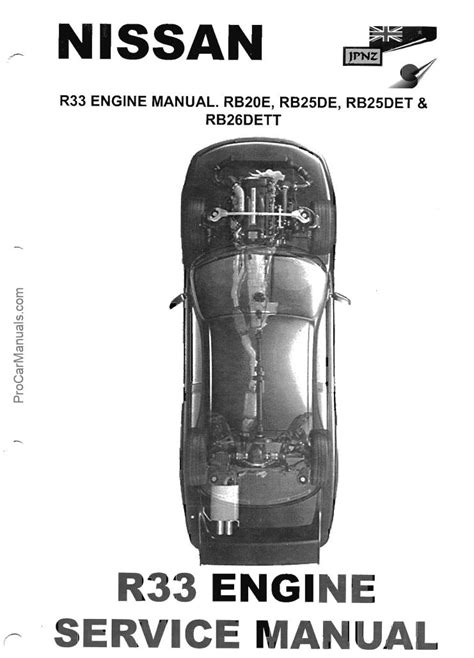 Nissan Skyline R33 Engine Factory Service Repair Manual Pdf