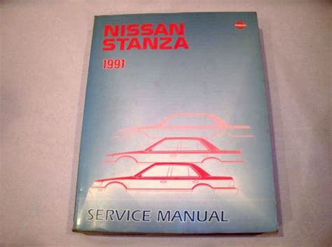 Nissan Stanza 1991 Factory Workshop Service Repair Manual