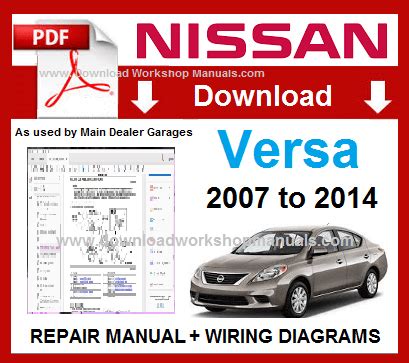 Nissan Versa 2012 Sedan Service Manual