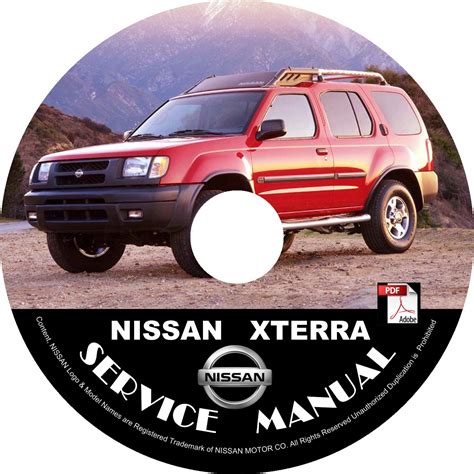 Nissan Xterra 2001 Oem Factory Shop Service Repair Manual