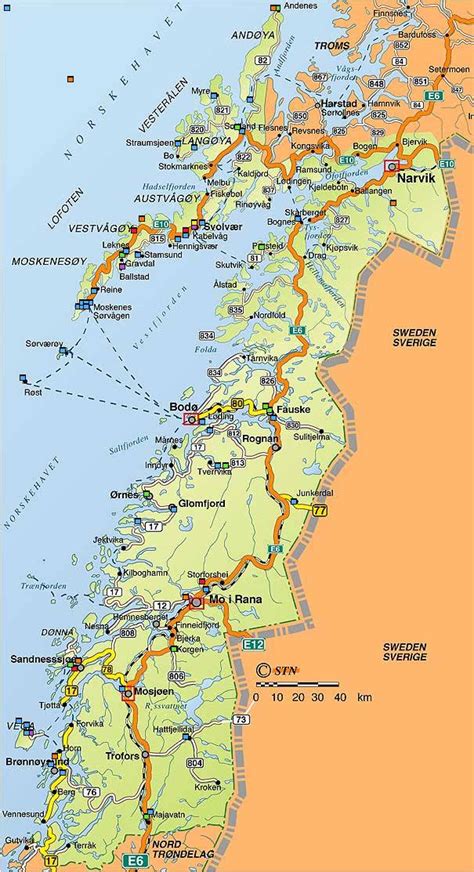 Nordnorge Karta: En Guide til Nord-Norges Skjulte Skatter