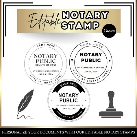 Notary Stamp Template