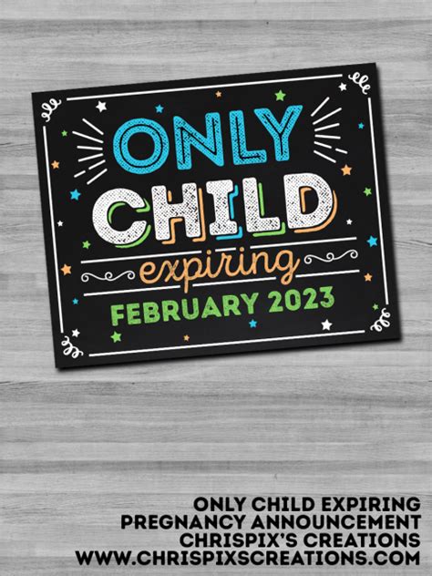 Notebook Planner Kids Only Child Expiring March 2020 Pregnancy Announcement book cover