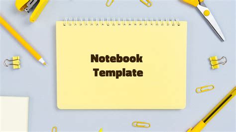Notebook Template For Powerpoint
