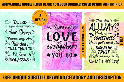 Notebooks with Quote book cover