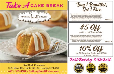 Nothing Bundt Cakes Coupons Printable