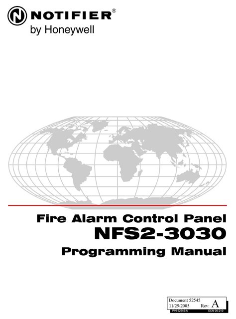 Notifier Nfs 3030 Programming Manual