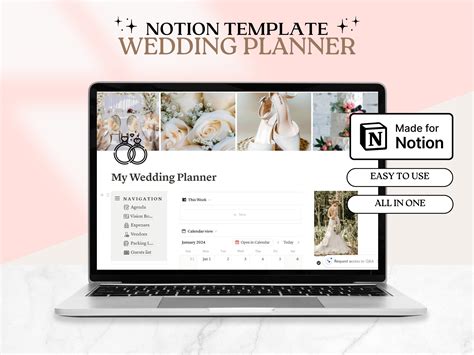 Notion Wedding Planner Template