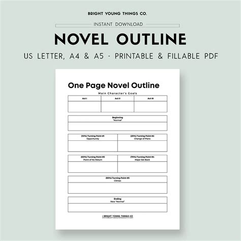 Novel Writing Templates
