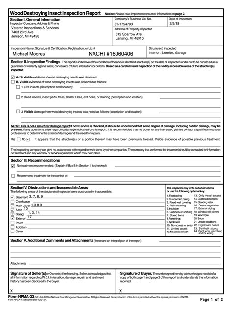 Npma 33 Printable Form